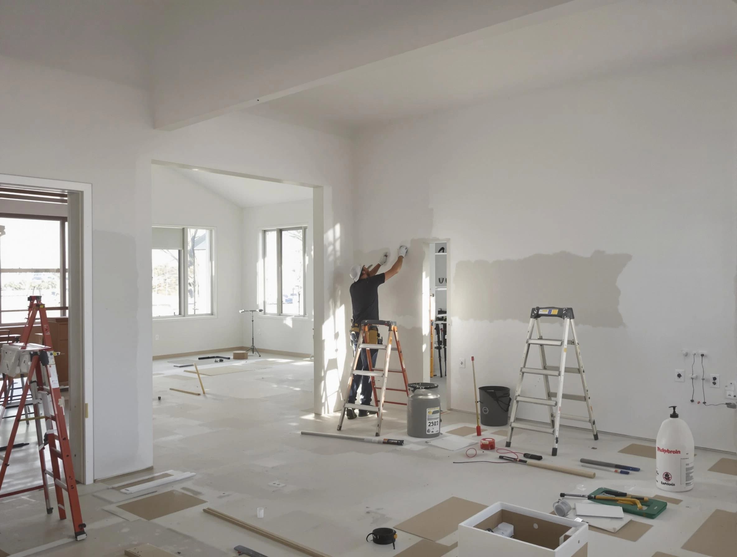 Detailed drywall installation with North Olmsted House Painters in North Olmsted